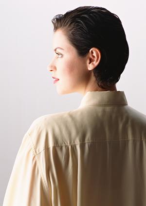 柏の葉キャンパスでミルクティーの髪色